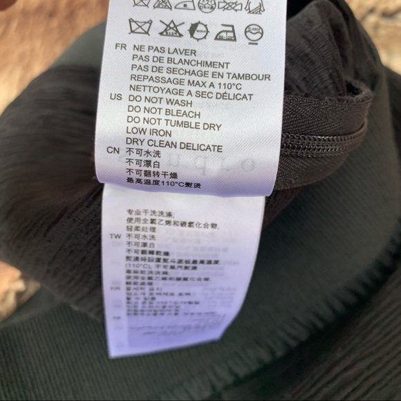 Sandro Black Aoda Asymmetric Ruffled Mini Skirt - Picture 9 of 10